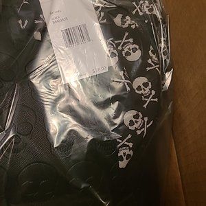 Betsey Johnson skulltastic womens satchel purse, large